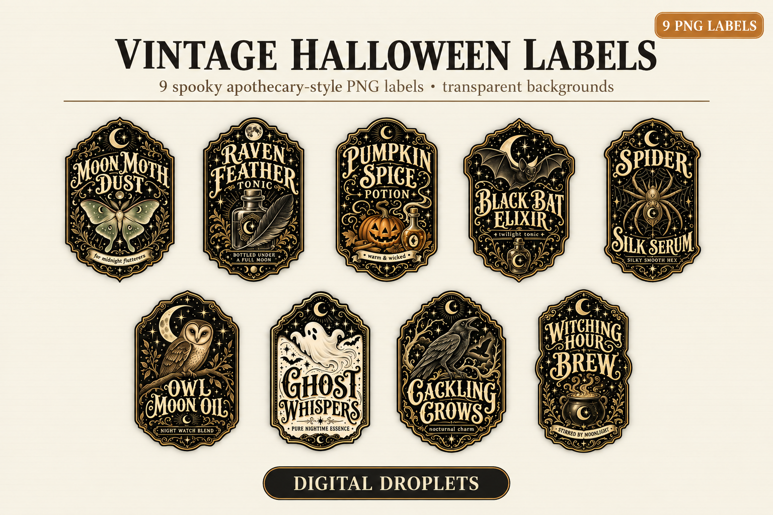 Vintage Apothecary Labels