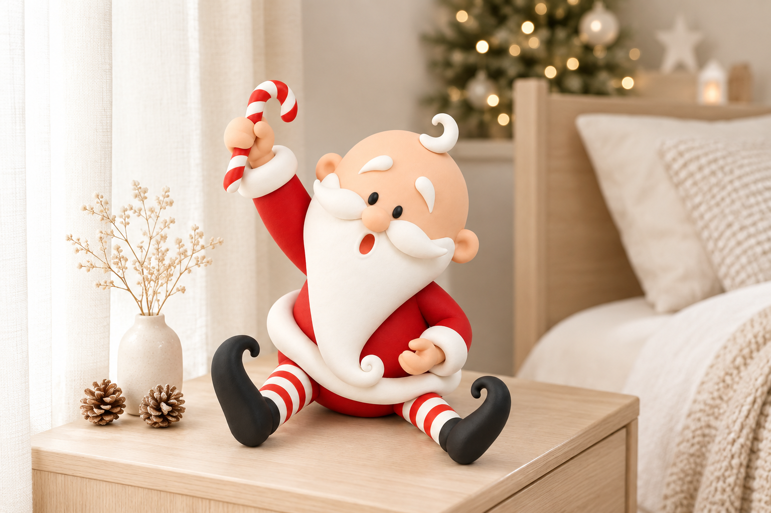 3D Print STL Santa Claus Figurine | Christmas Tabletop Decor - Image 5