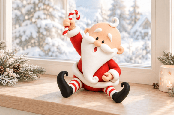 3D Print STL Santa Claus Figurine | Christmas Tabletop Decor - Image 4