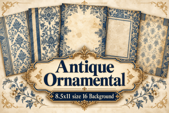 Antique Ornamental Junk Journal