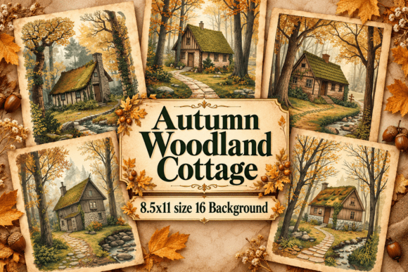 Autumn Woodland Cottage