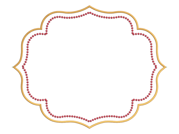Beaded Scallop Frame CERCEVE86F
