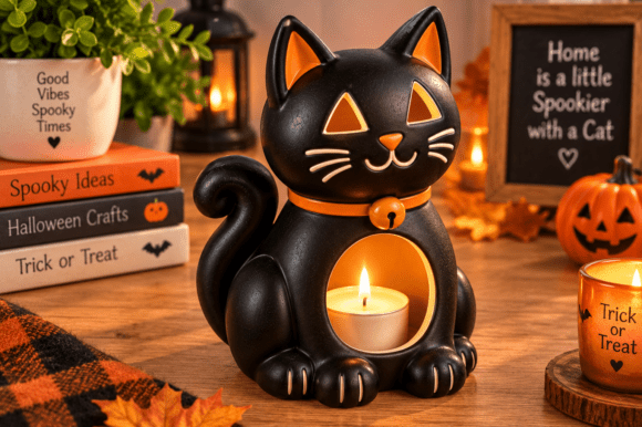 Halloween Ghost Figurine 3D STL File  Cute Printable Ghost Décor - Image 12