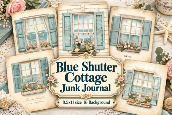 Blue Shutter Cottage Junk Journal