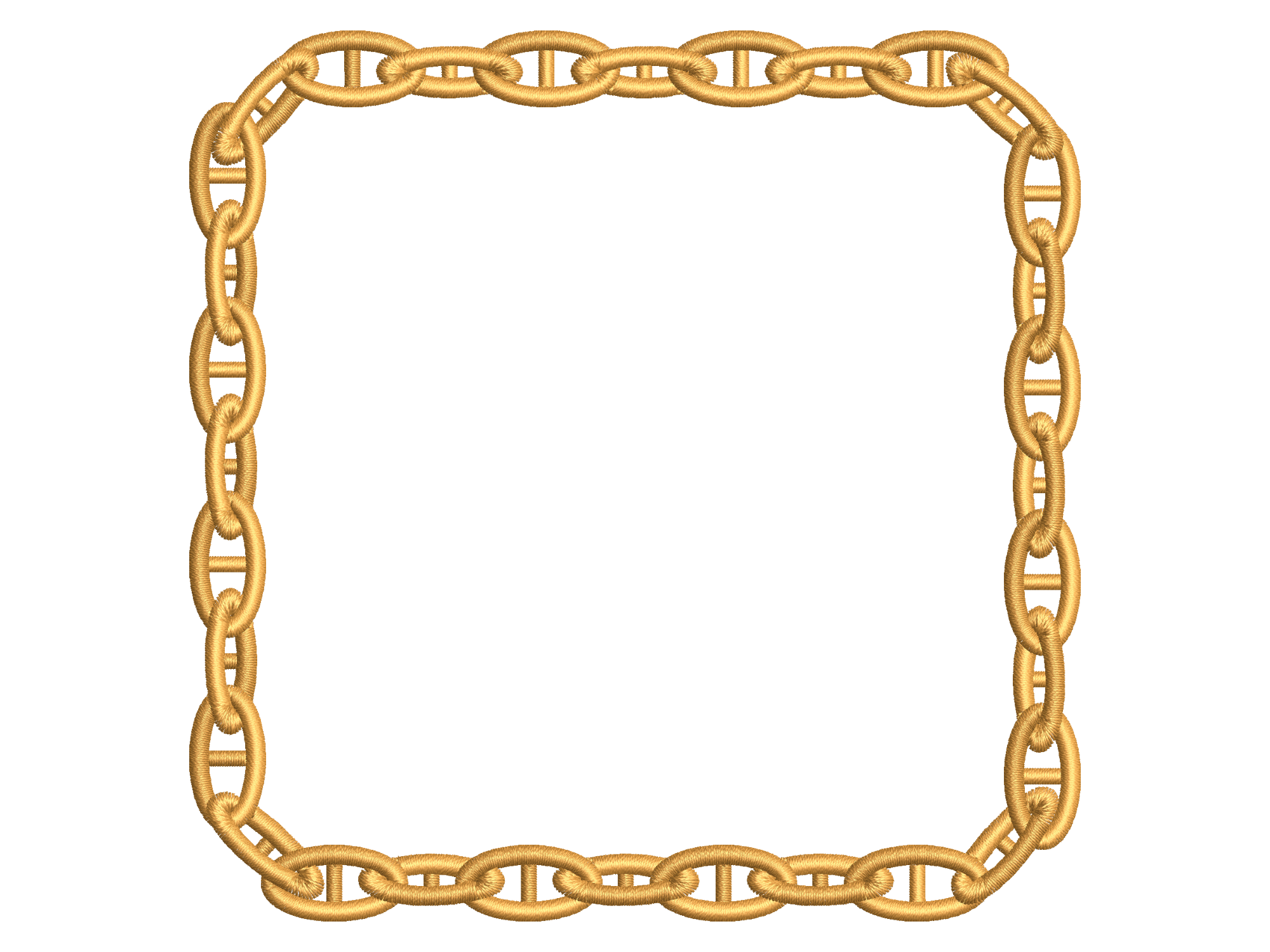 Chain Link Square Placemat CERCEVE98F