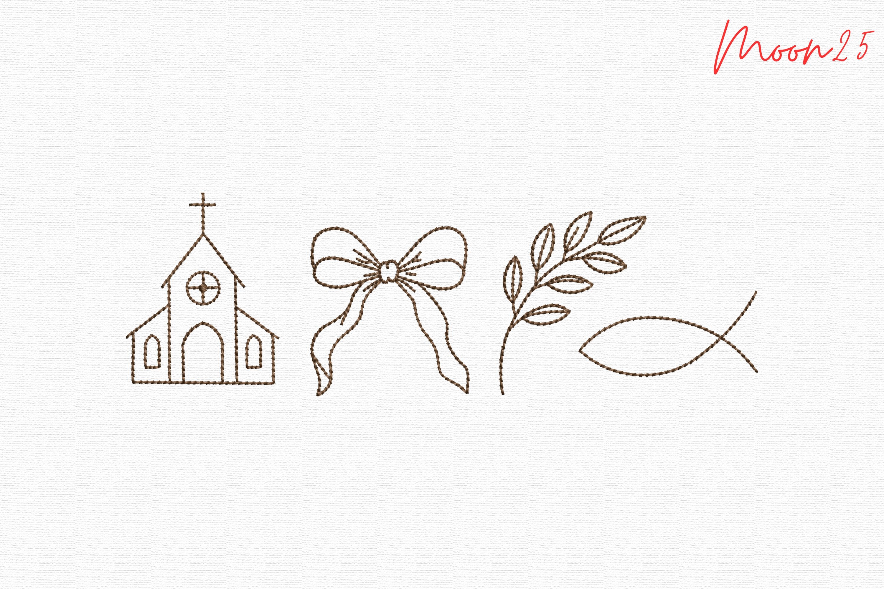 Symbolic Lettering Examples Christian Mini Symbols · Creative Fabrica
