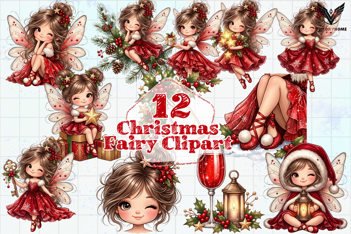 Christmas Fairy Clipart