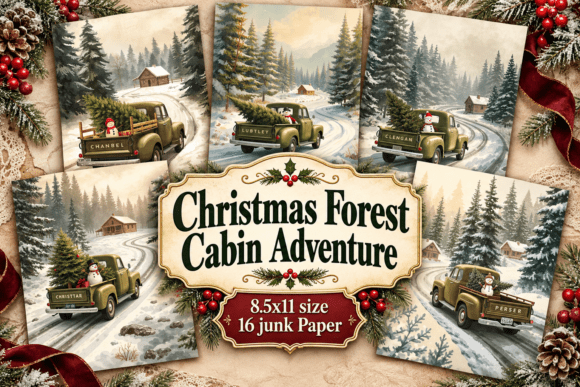 Christmas Forest Cabin Adventure