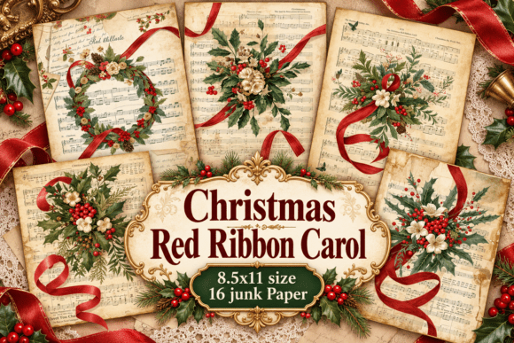 Christmas Red Ribbon Carol