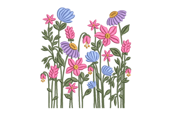Colorful Wildflower Garden