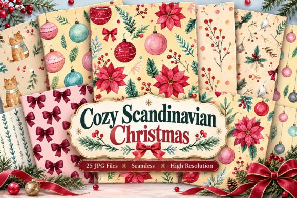 Cozy Scandinavian Christmas Digital