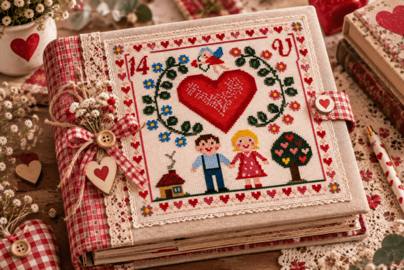 Cross Stitch Pattern Give Me Love