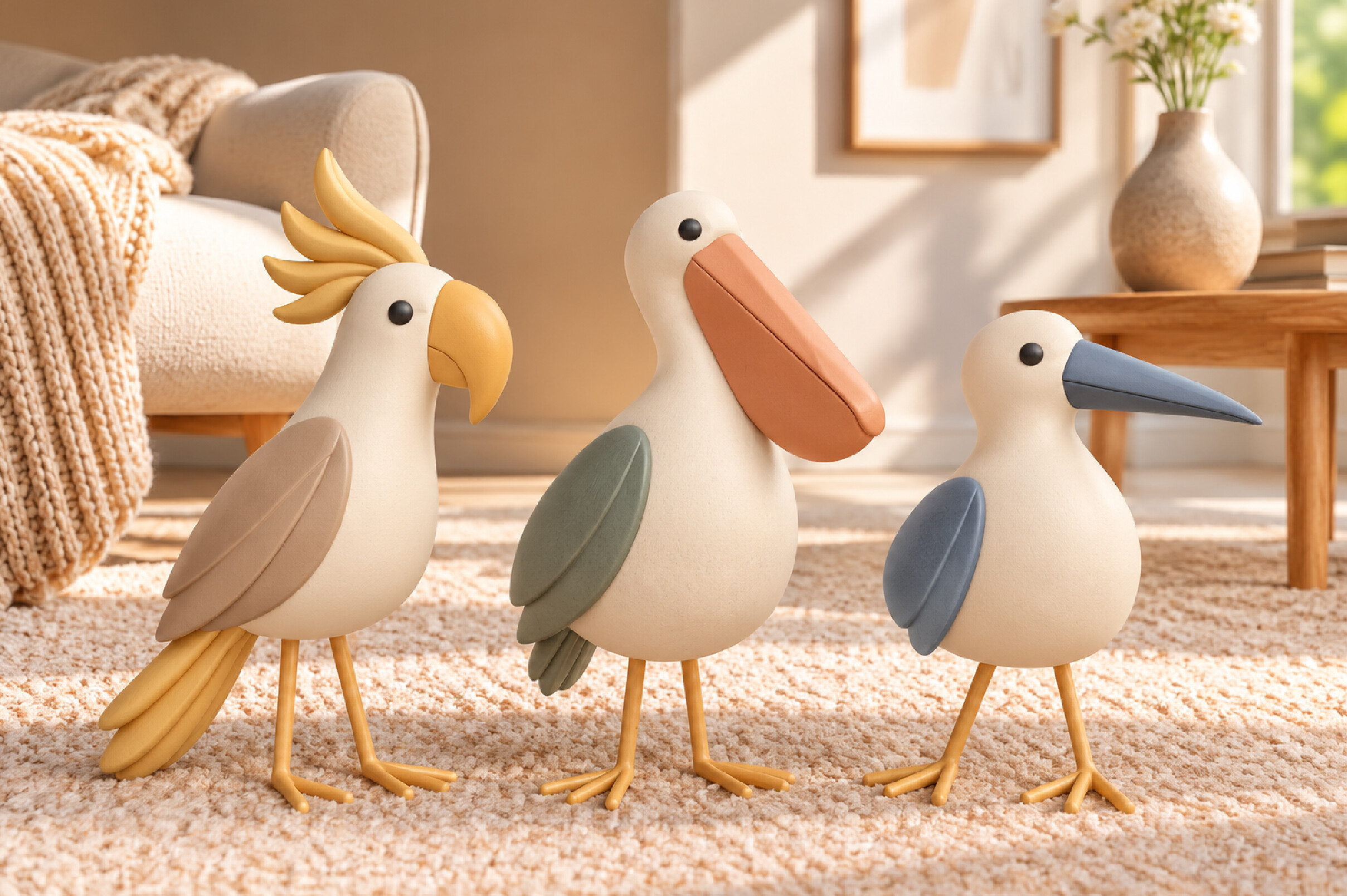 Cute Bird STL File – 3D Printable Bird Figurine for Home & Desk Decor - Image 5