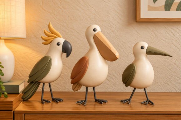 Cute Bird STL File – 3D Printable Bird Figurine for Home & Desk Decor - Image 2