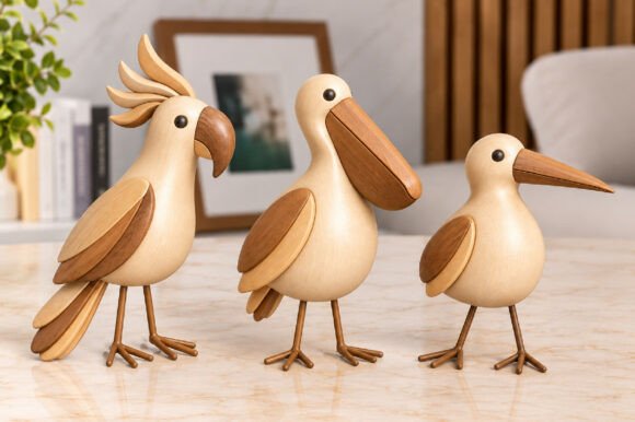 Cute Bird STL File – 3D Printable Bird Figurine for Home & Desk Decor - Image 4