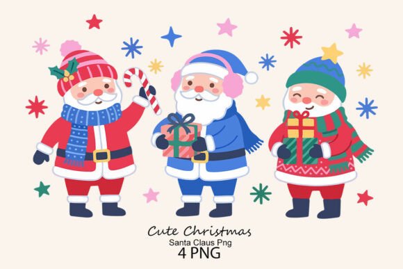 Cute Christmas Santa Claus Png