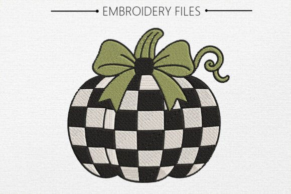 Cute Pumpkin Embroidery Design