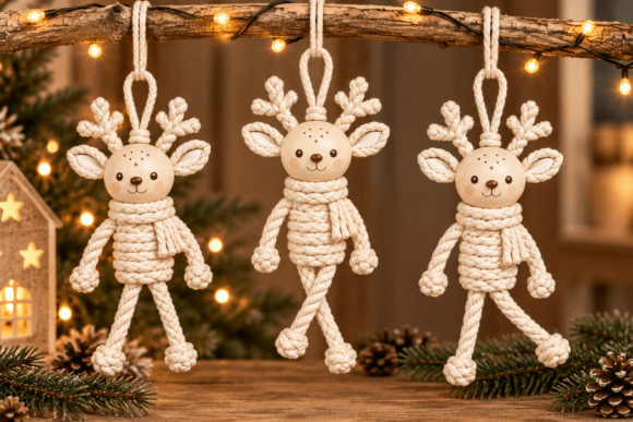Christmas Angel Ornament Trio 3D STL – 3 Holiday Angel Ornaments to Print - Image 13