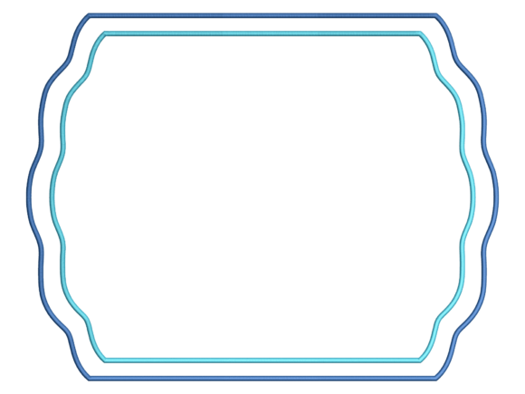 Double Satin Wavy Rectangle Placemat CER