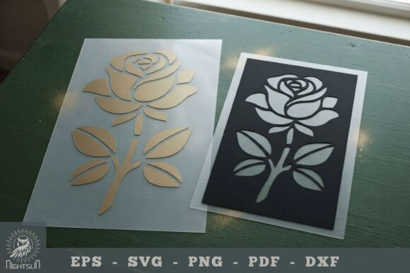 Flower Stencil Template 03