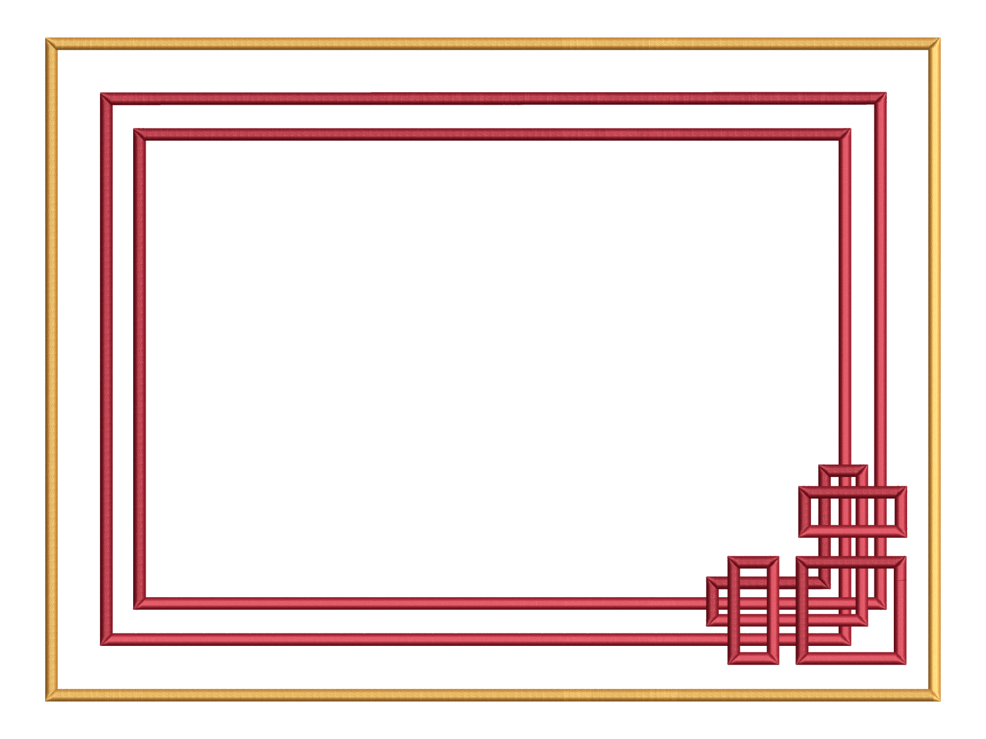 Geometric Corner Placemat CERCEVE95F