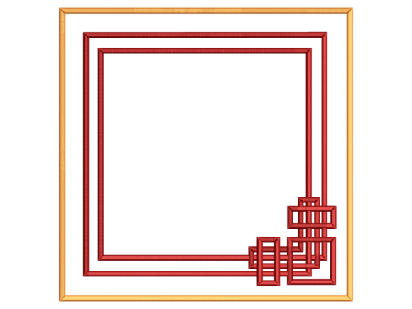 Geometric Corner Square Placemat CERCEVE