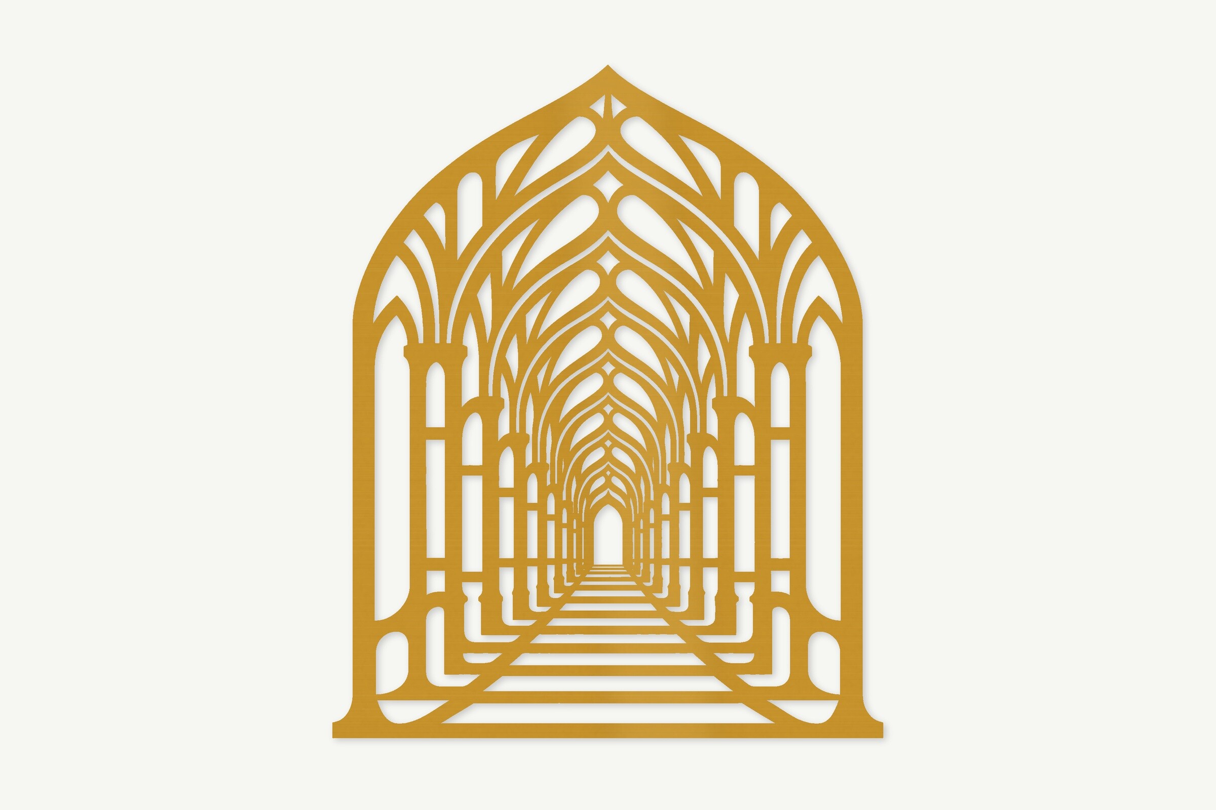 Gothic Arch Tunnel Laser Cut Vector · Creative Fabrica