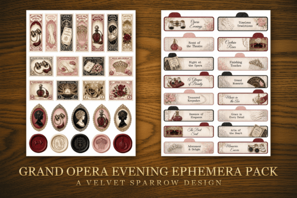 Grand Opera Evening Ephemera Pack