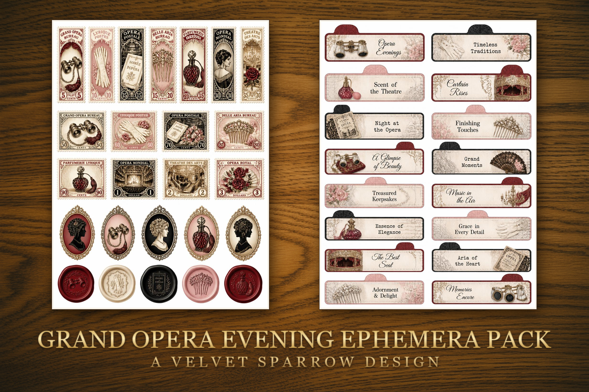 Grand Opera Evening Ephemera Pack