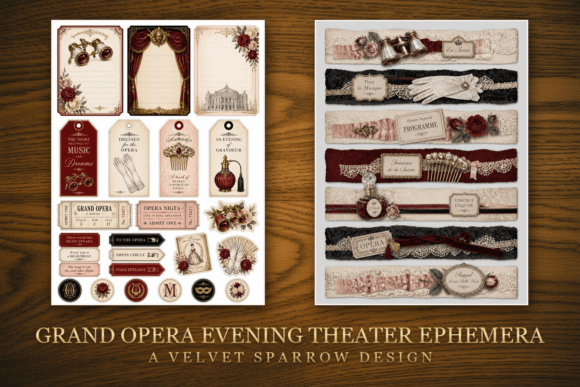 Grand Opera Evening Theater Ephemera