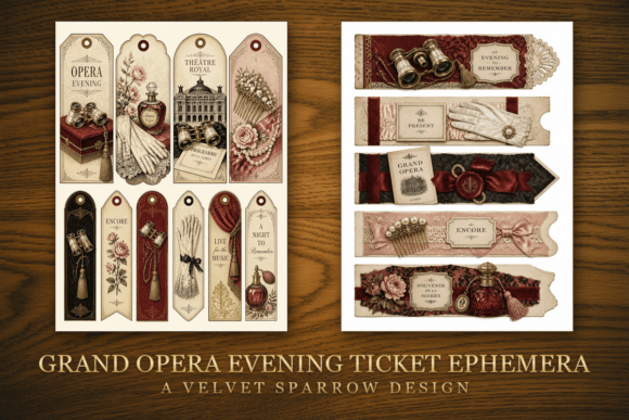 Grand Opera Evening Ticket Ephemera
