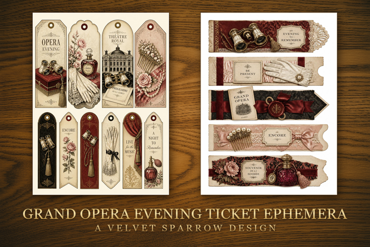 Grand Opera Evening Ticket Ephemera
