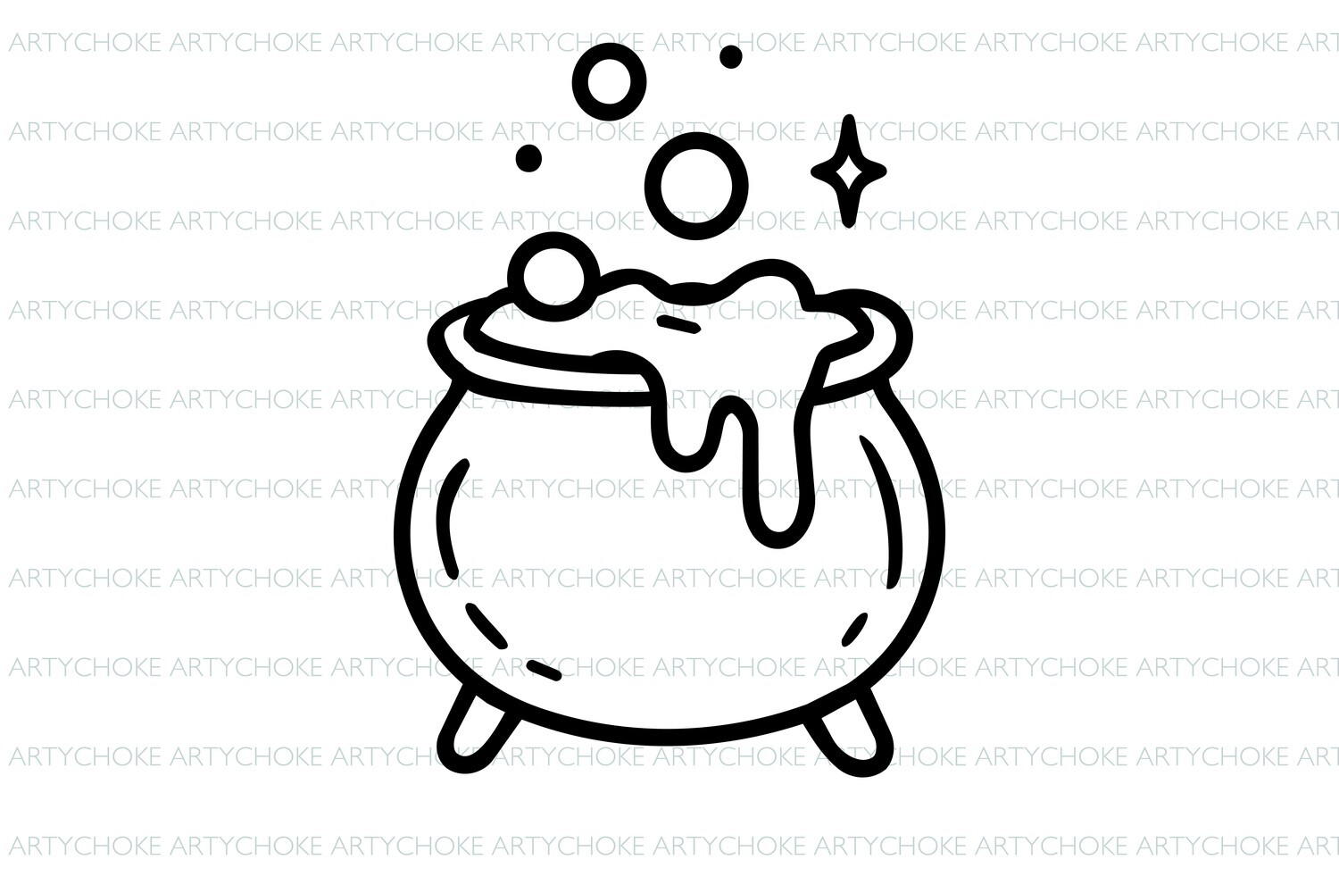 Halloween Cauldron SVG