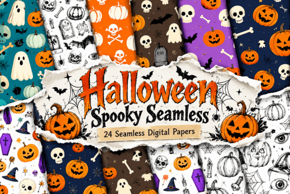 Halloween Spooky Seamless
