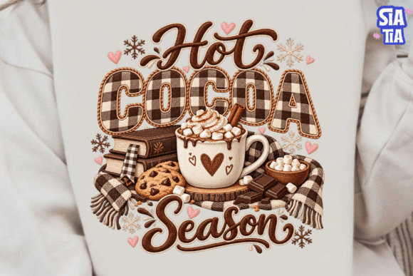 Hot Cocoa Season PNG Sublimation Shirt