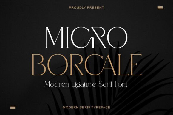 Micro Borcale Fonts