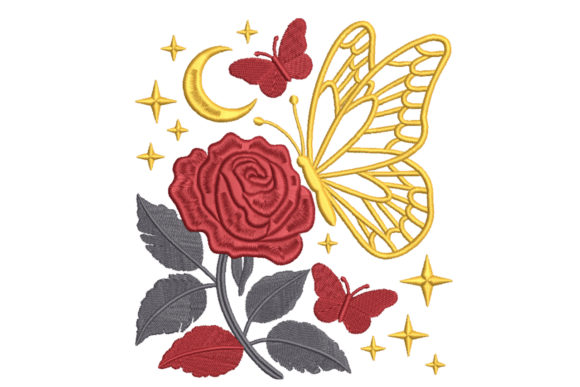 Moon Butterfly Rose