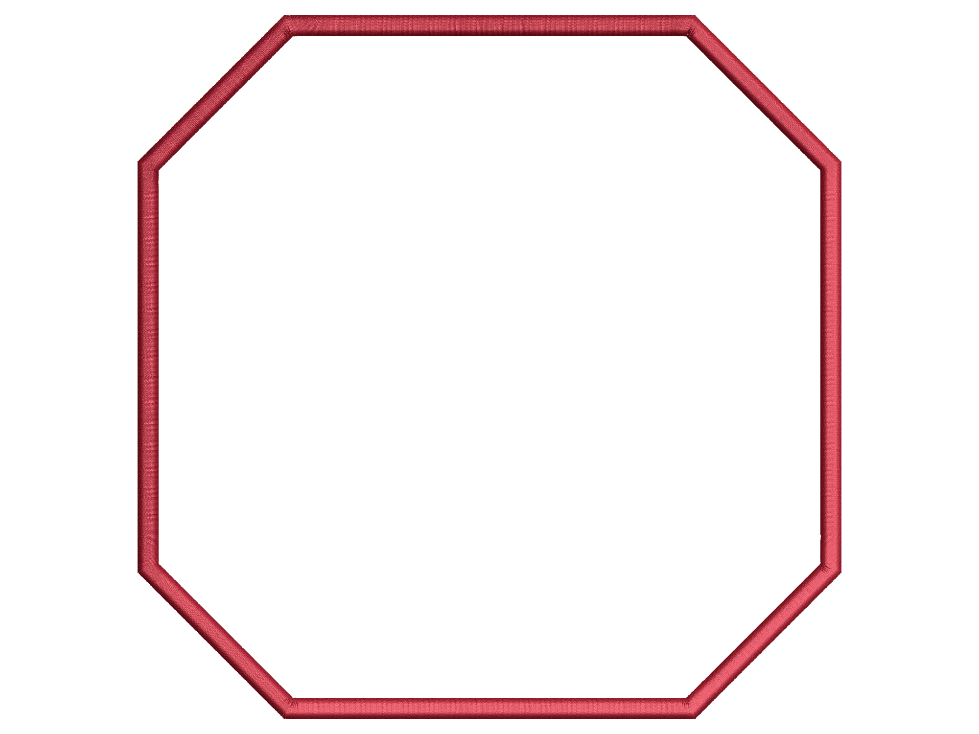 Octagonal Square Embroidery Frame CERCEV