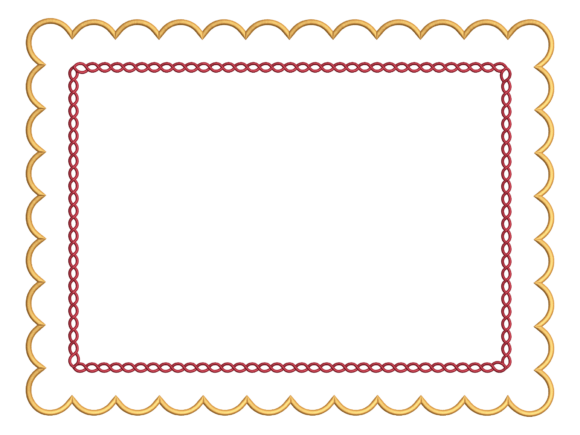 Scalloped Braided Placemat CERCEVE93F