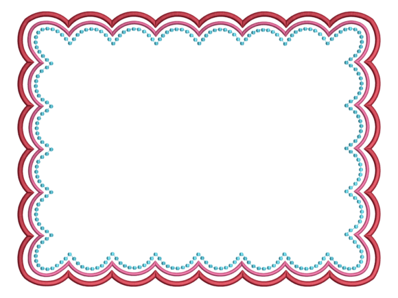 Scalloped Dotted Placemat CERCEVE103F