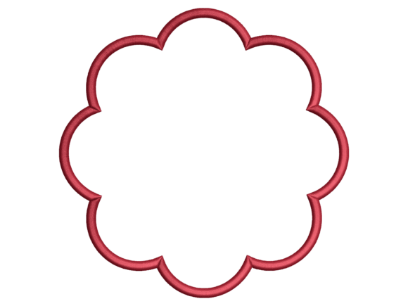 Scalloped Flower Placemat CERCEVE100F