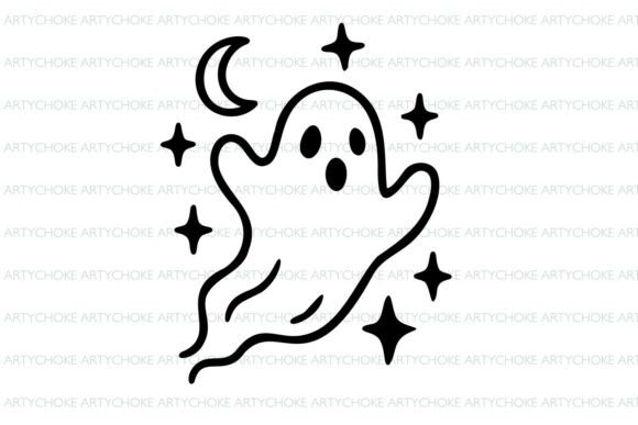 Spooky Ghost SVG