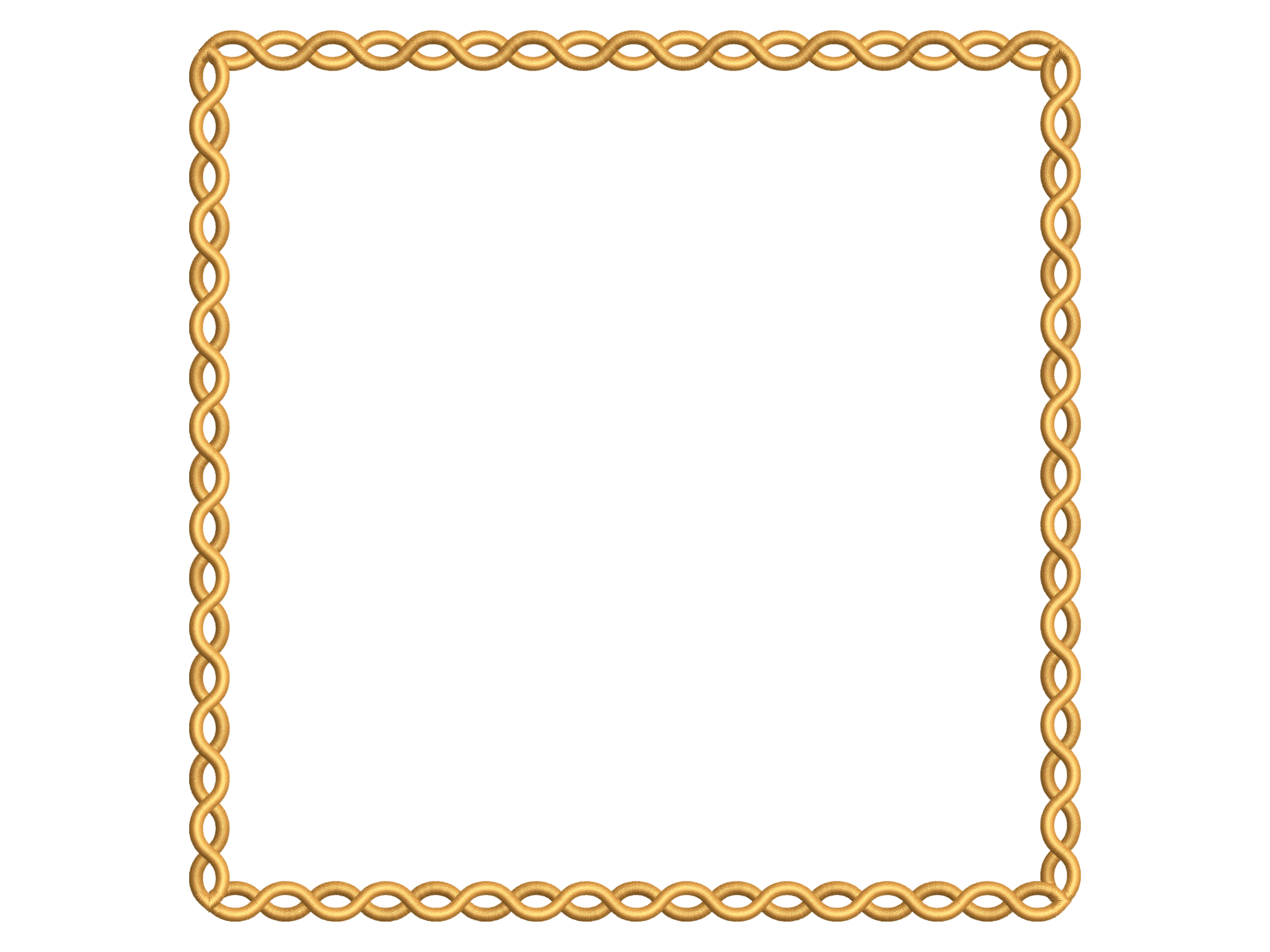 Twisted Rope Square Placemat CERCEVE88F