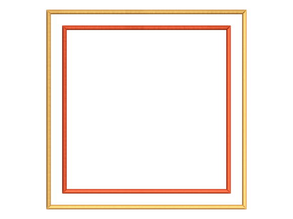 Two-Tone Square Frame CERCEVE84F