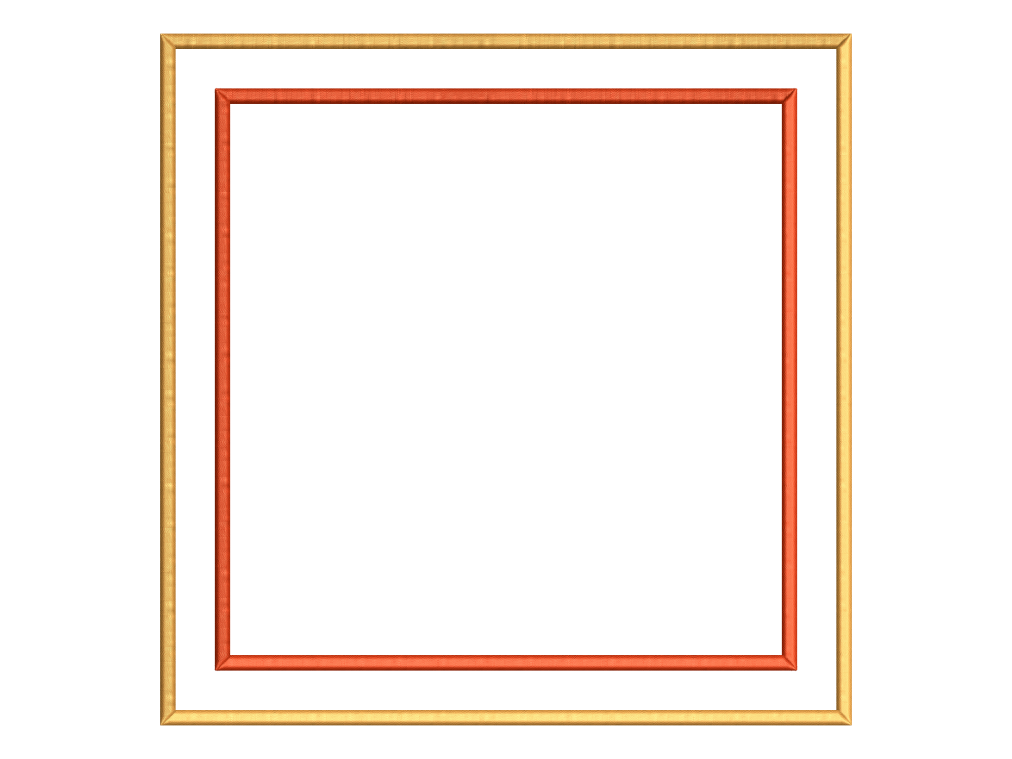 Two-Tone Square Frame CERCEVE84F