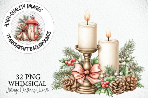 Vintage Christmas Clipart Collection