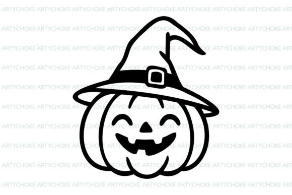 Witch Pumpkin SVG