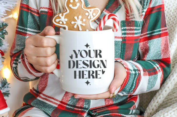 11oz Christmas Mug Mockup