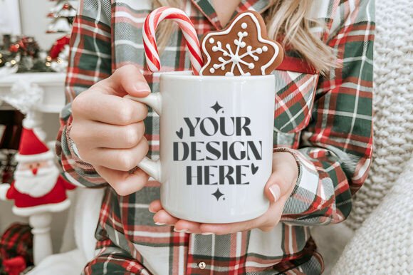 11oz Christmas Mug Mockup