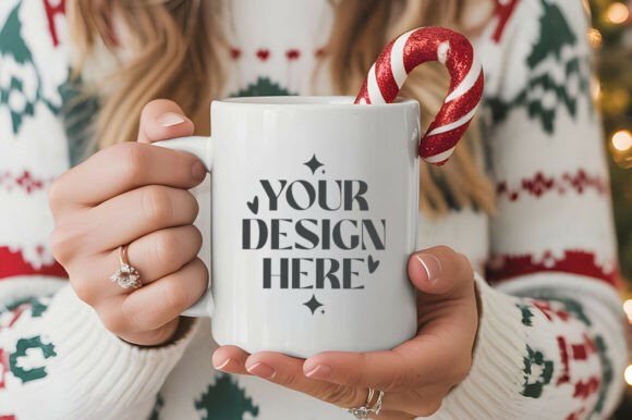 11oz Christmas Mug Mockup